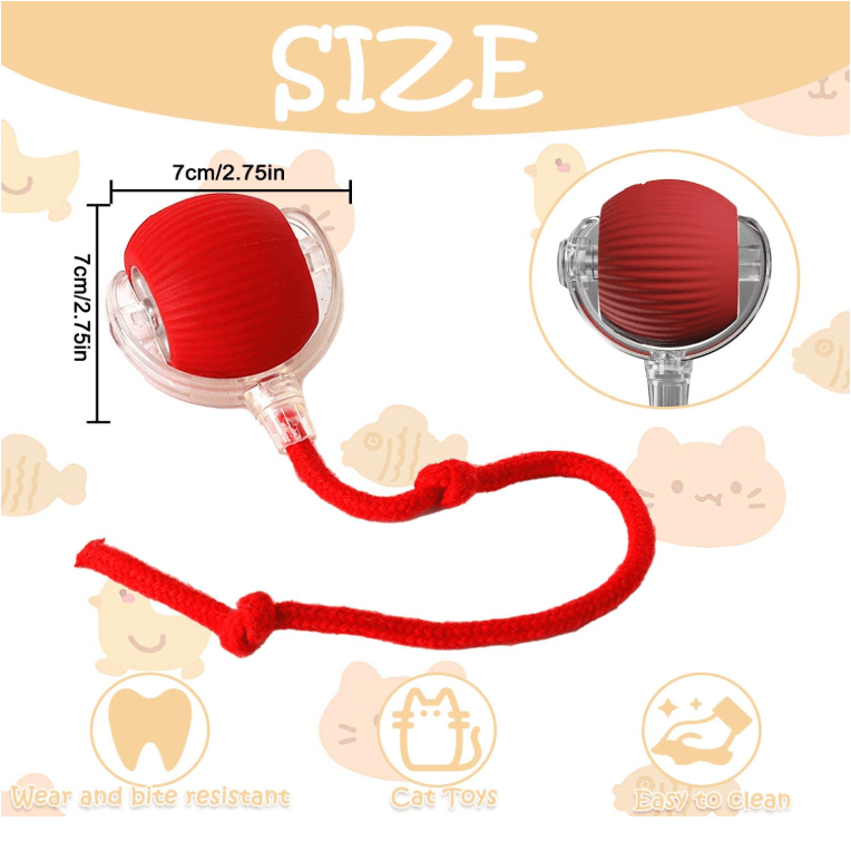 Automatic Rolling Ball Toy for Cats